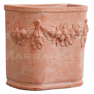 Semicerchio Festonato in Terracotta Chiara