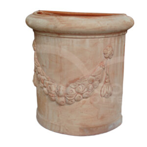 Semicerchio Festonato in Terracotta Chiara