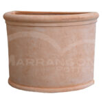 Semicerchio Liscio in Terracotta Chiara