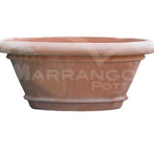 Cassetta Ovale Liscia in Terracotta Chiara