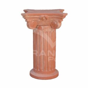 Colonna con Capitello in Terracotta Chiara