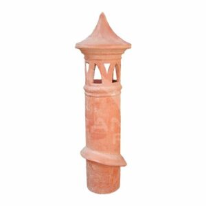 Comignolo Rotondo in Terracotta Chiara