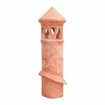 Comignolo Rotondo in Terracotta Chiara