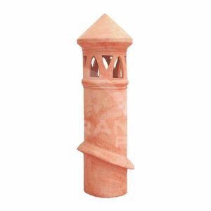 Comignolo Rotondo in Terracotta Chiara